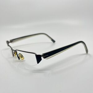 LIGHTEC Mens Eyeglasses Frame Black 6645L 52-18-140 H6621